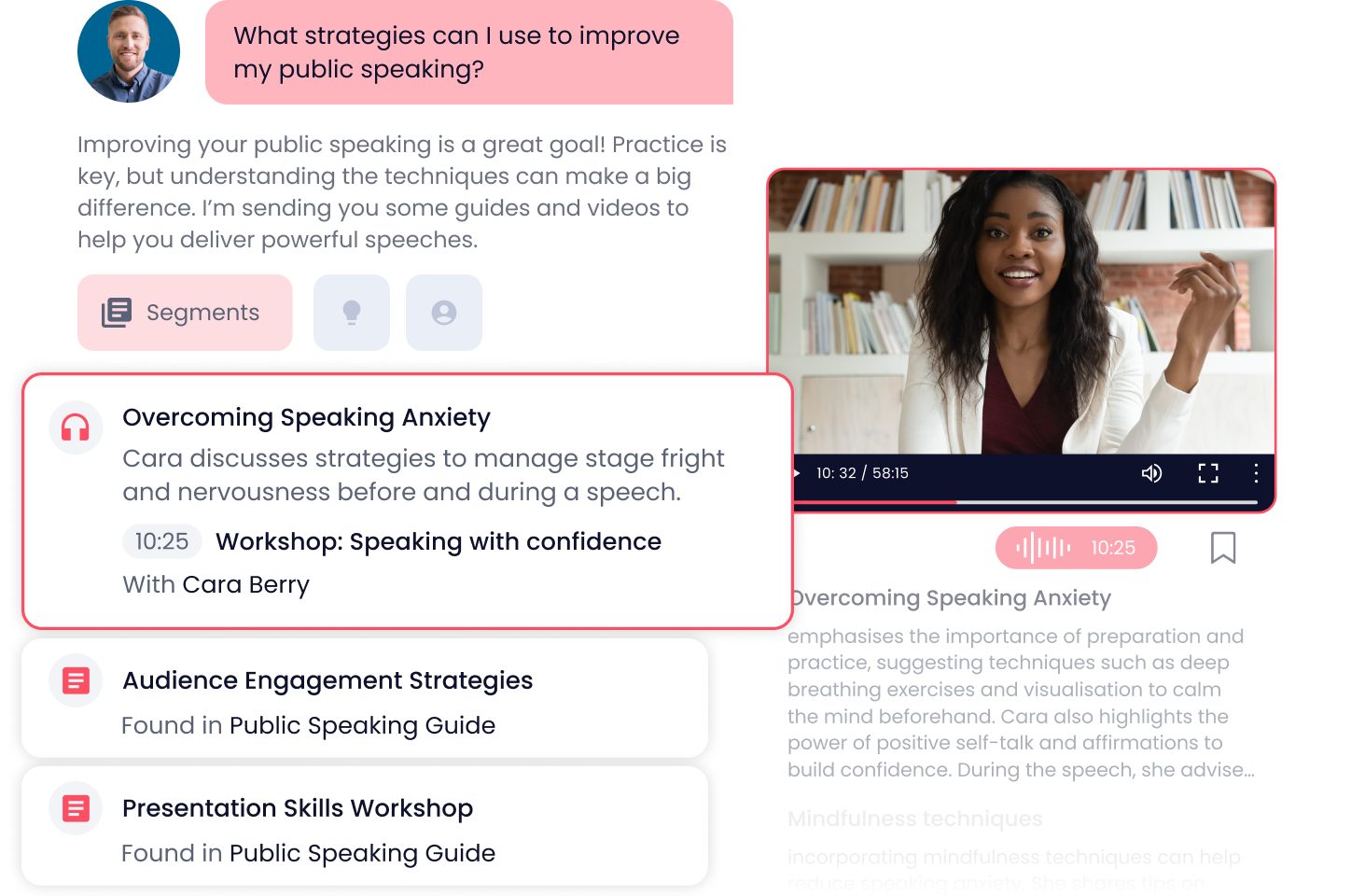 screenshot of Mindset AI